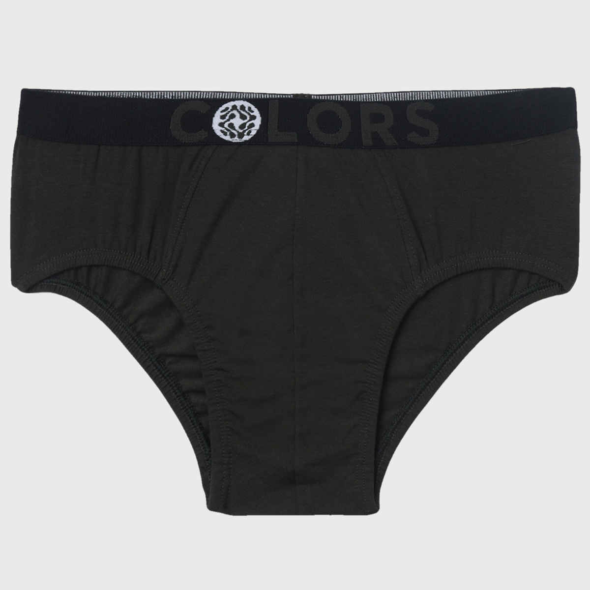 Rupa Colors Kid's Mini Brief Junior | Style 109 Peacock Blue and Black - 75 cm | Pack of 2