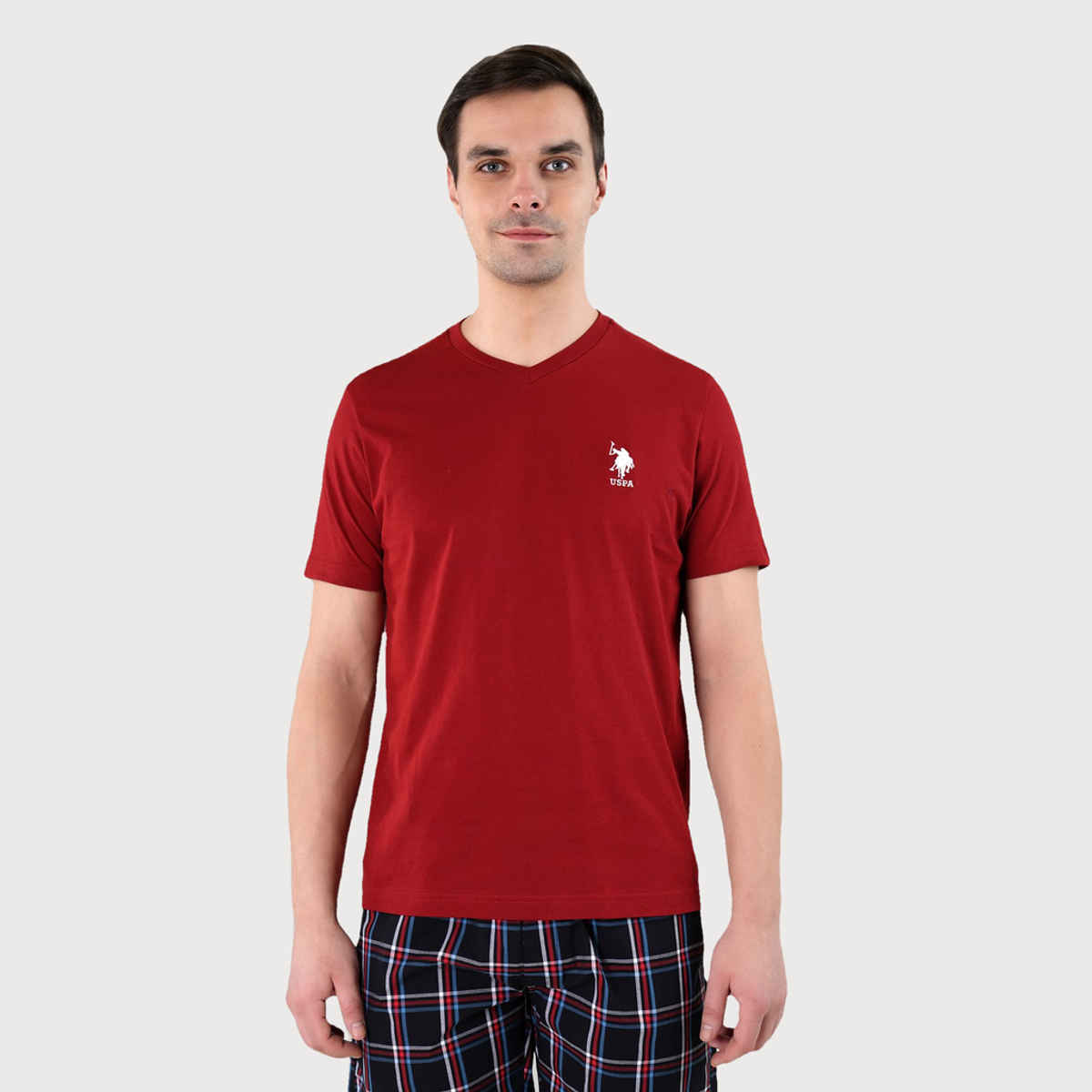 U.S. Polo Assn. Men's T-shirt | Maroon - M