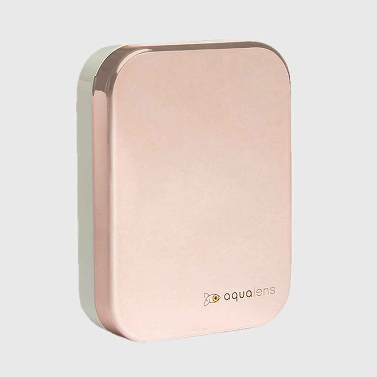 Aqualens Contact Lens Designer Case - Rose Gold | Rectangular