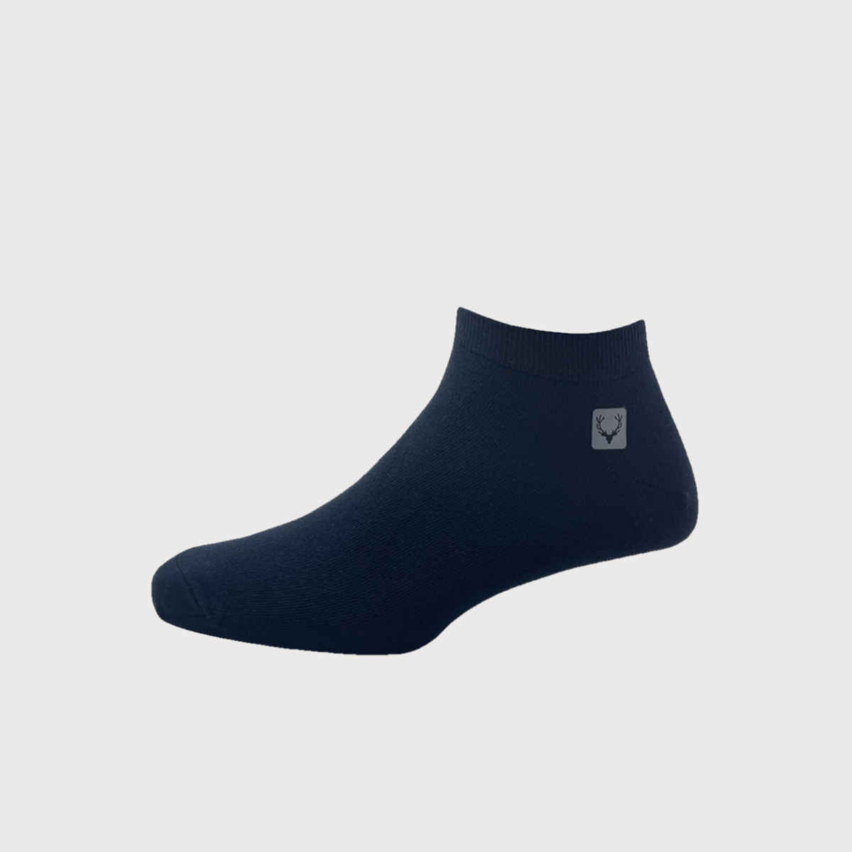 Allen Solly Men's Cotton Ankle Length Plain Socks - Black, Dark Grey, Navy