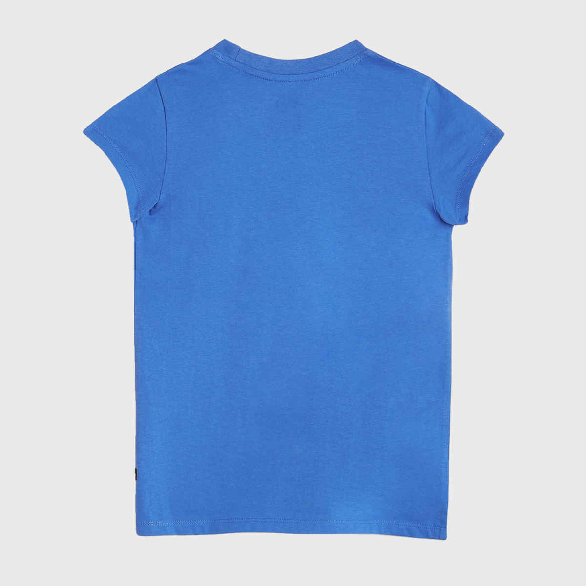 XY Life Girl's Playmate Intelliease Combed Cotton T-shirt | Classic Blue - 13 to 14 years