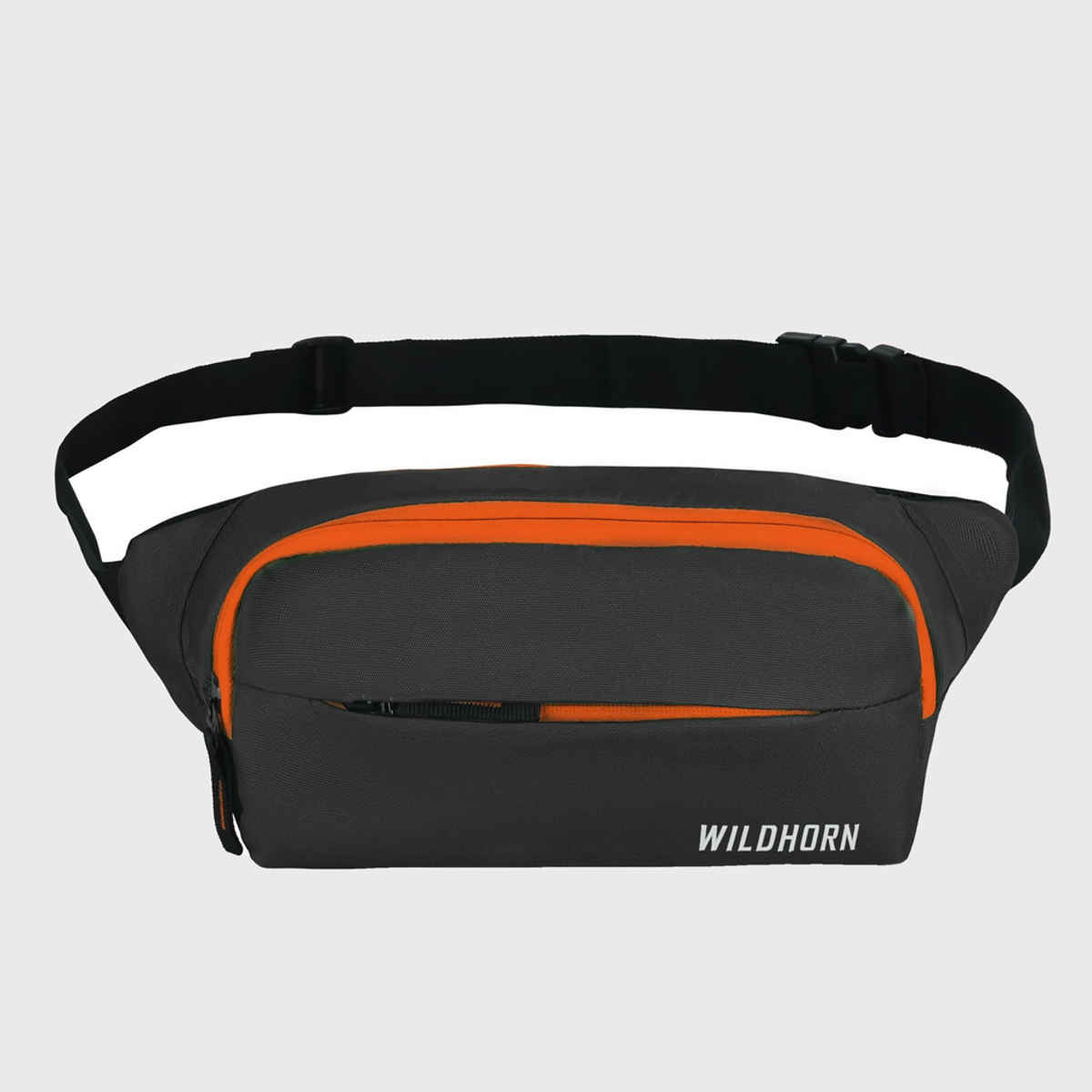 Wildhorn Unisex Polyester 2 L Waist Bag | Black - Free Size