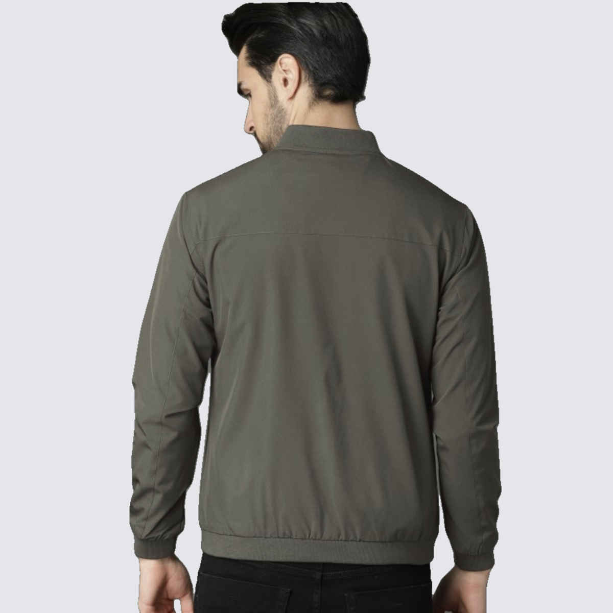 Outlaws Men's Cotton Rich Premium Sweat Jacket | Olive - 2XL
