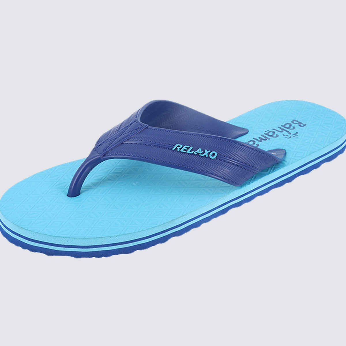 Bahamas Men's Slippers | BHG-216 | Navy & Skyblue - UK 8