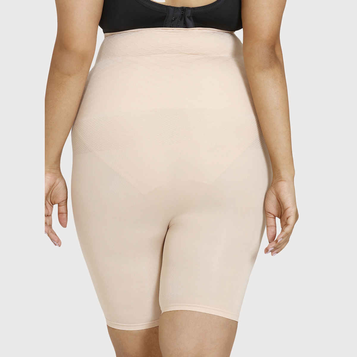 Zivame Women's All day Highwaist Thigh Shaper | Skin - XL