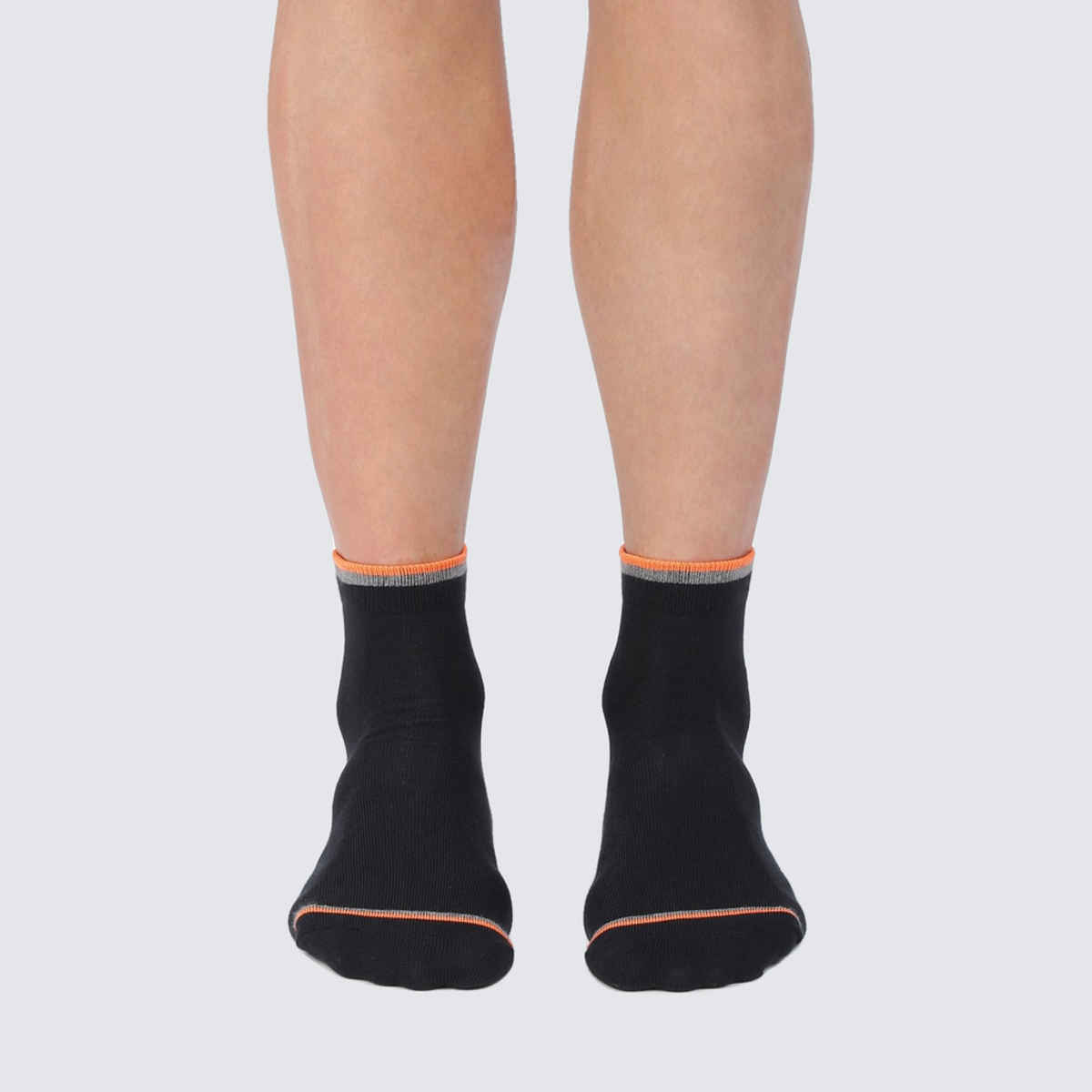 Jockey Men's Solid Cotton, Nylon and Elastane Socks | Black - Free Size