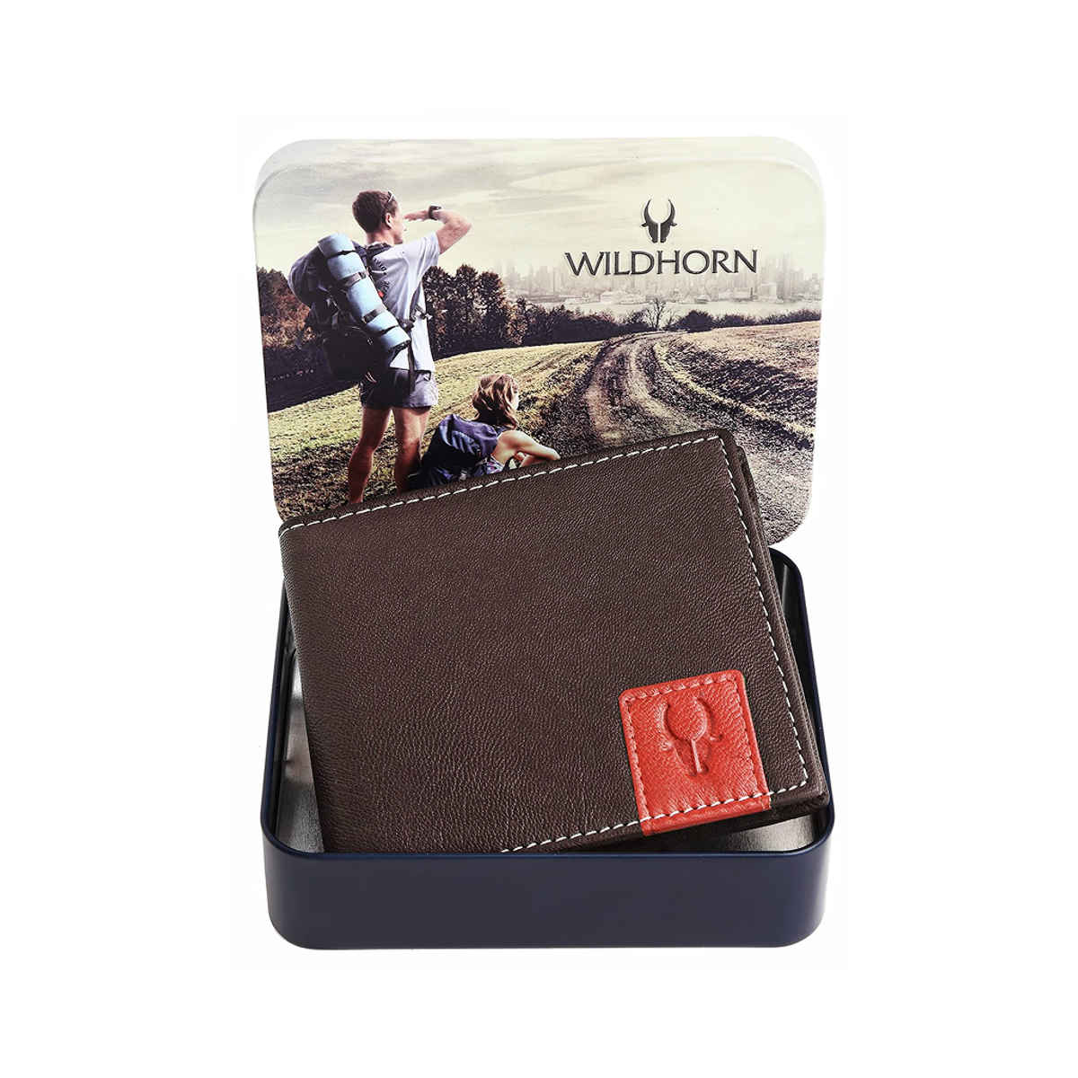 Wildhorn Men's Genuine Leather Bi-fold Wallet | Brown
