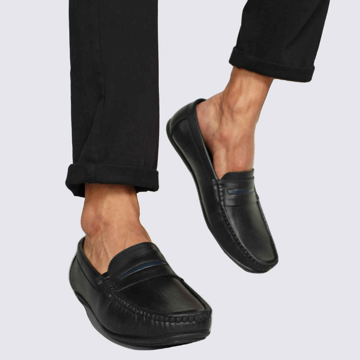 Paragon Men's Black Pvc Formal Shoes K11238G UK 6