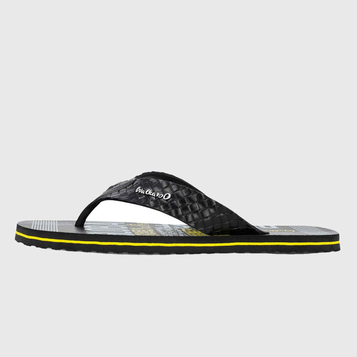 Walkaroo Men's Dailywear Hawai | HG166 Black | UK 7