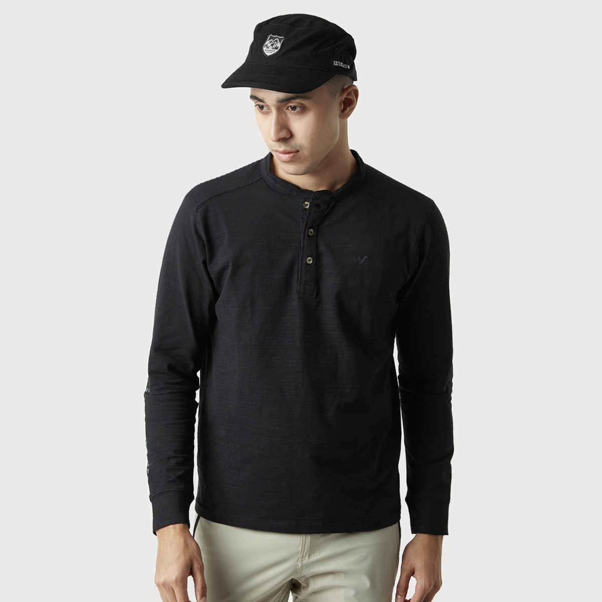 Wildcraft Unisex Cotton Cap | Black - One Size