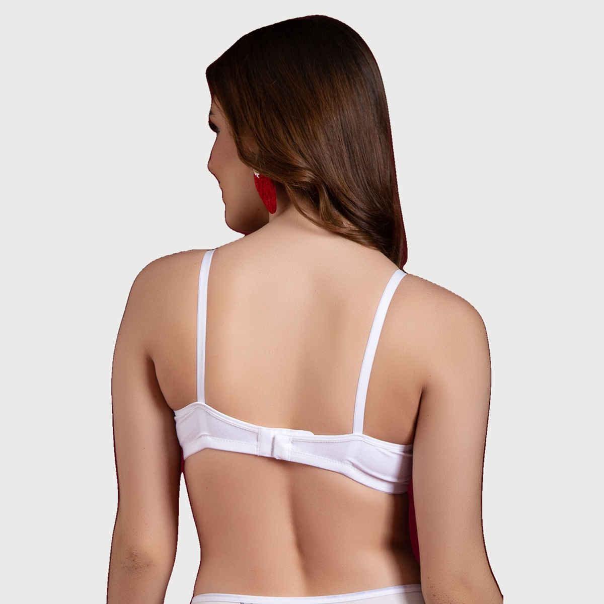 Clovia Women Padded Non-Wired Demi Cup Feeding Bra | White | 34B