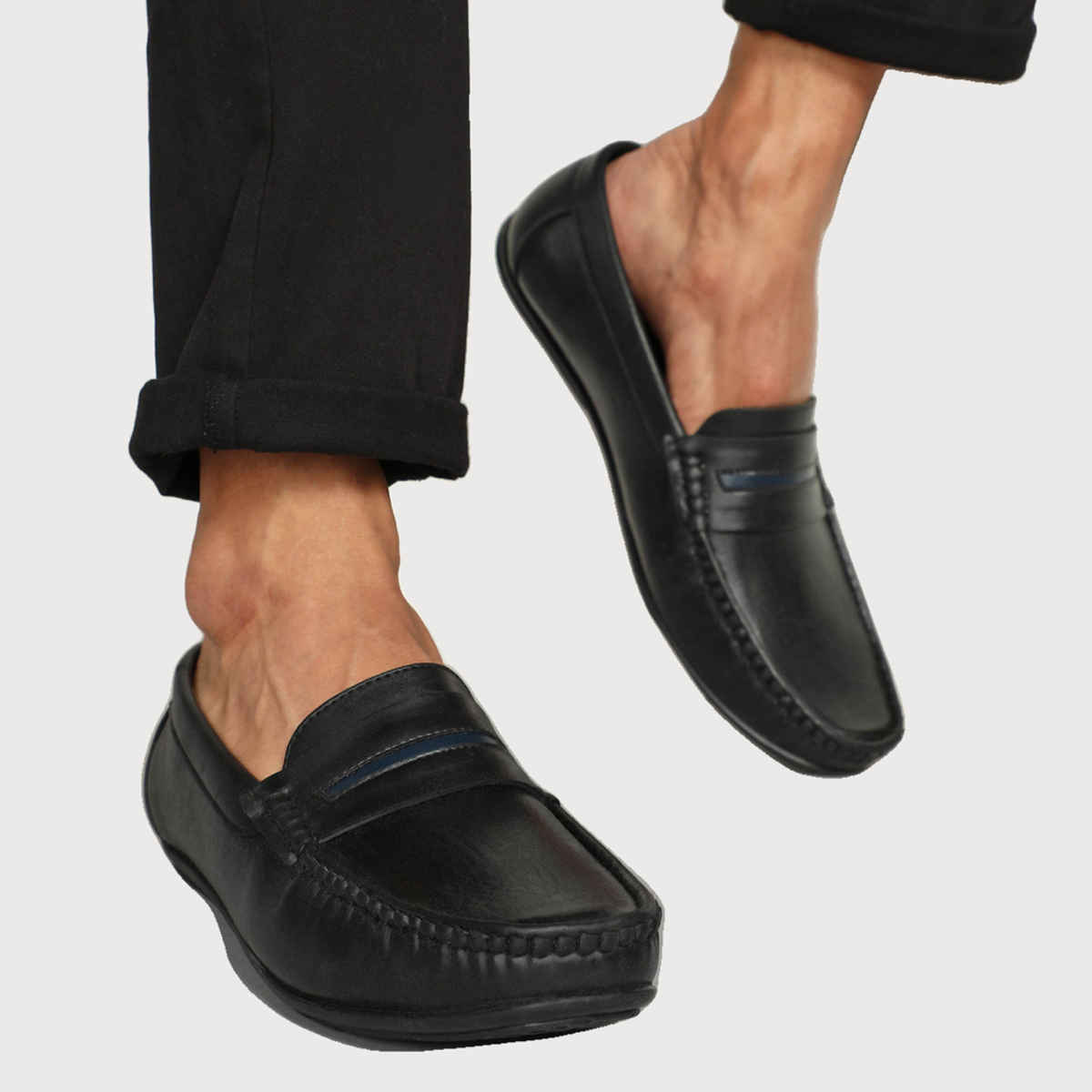 Paragon Men's Black Pvc Formal Shoes K11238G UK 9