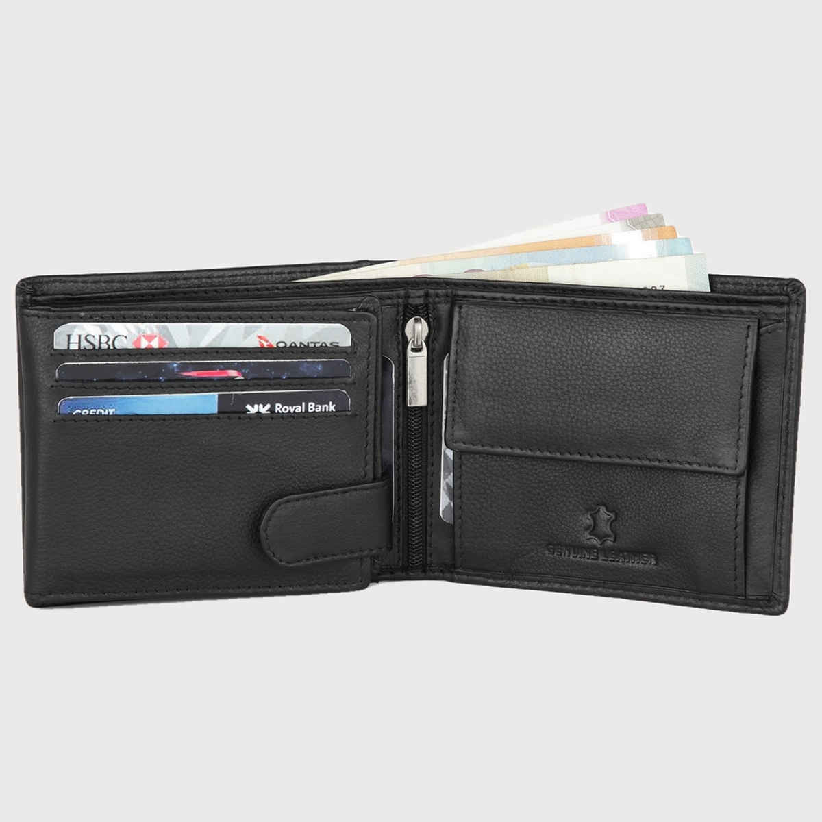 Wildhorn Men's Leather Wallet | Black