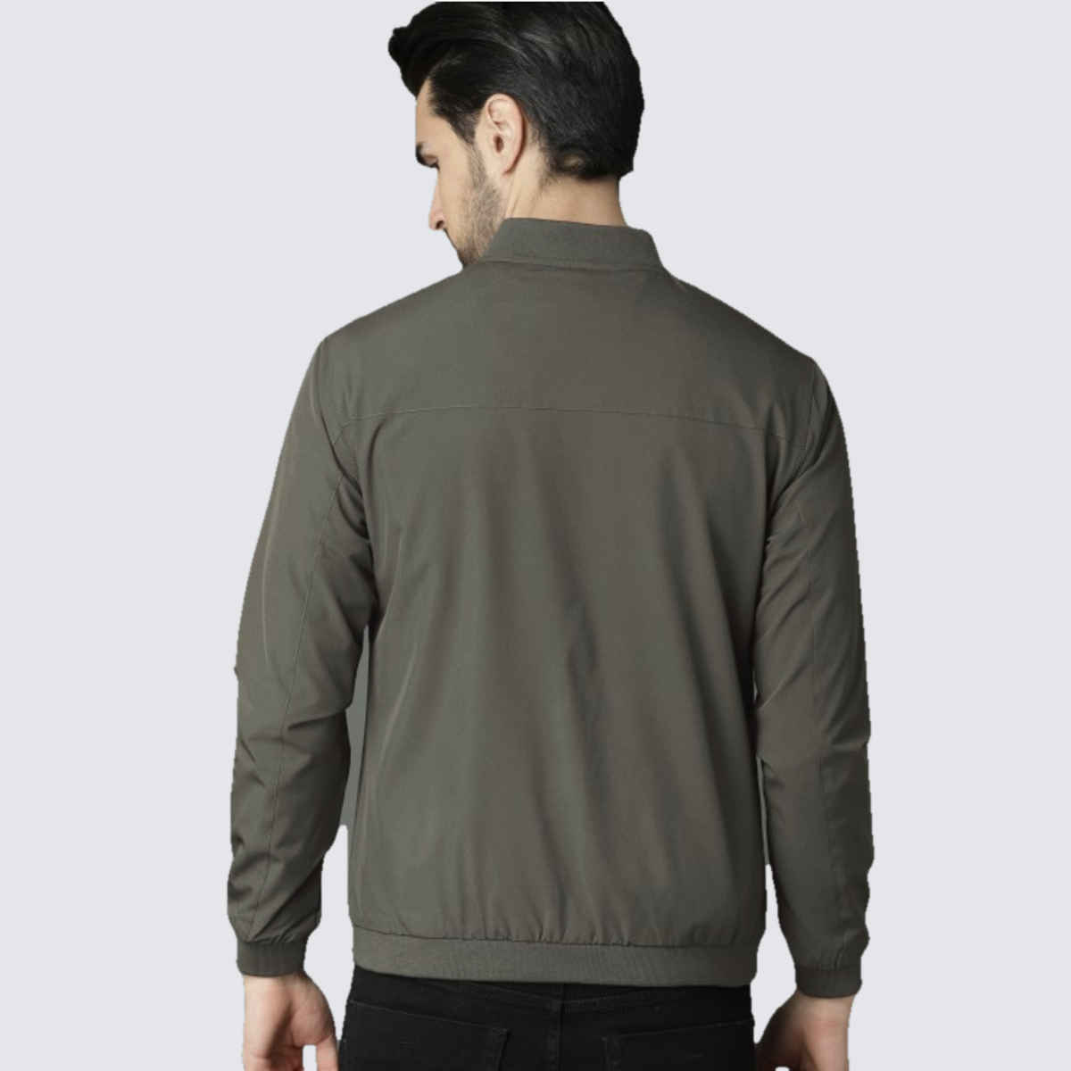 Outlaws Men's Cotton Rich Premium Sweat Jacket | Olive - L