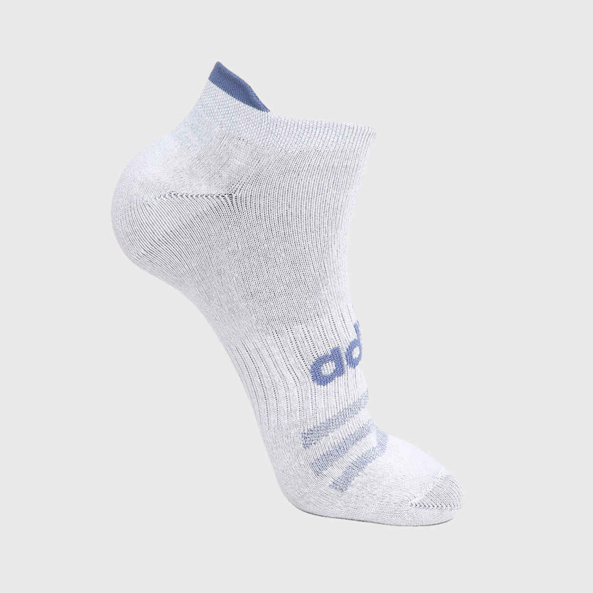 Adidas Men's Patterned Low Cut Socks | AD-0588-FS0127 | White & Blue