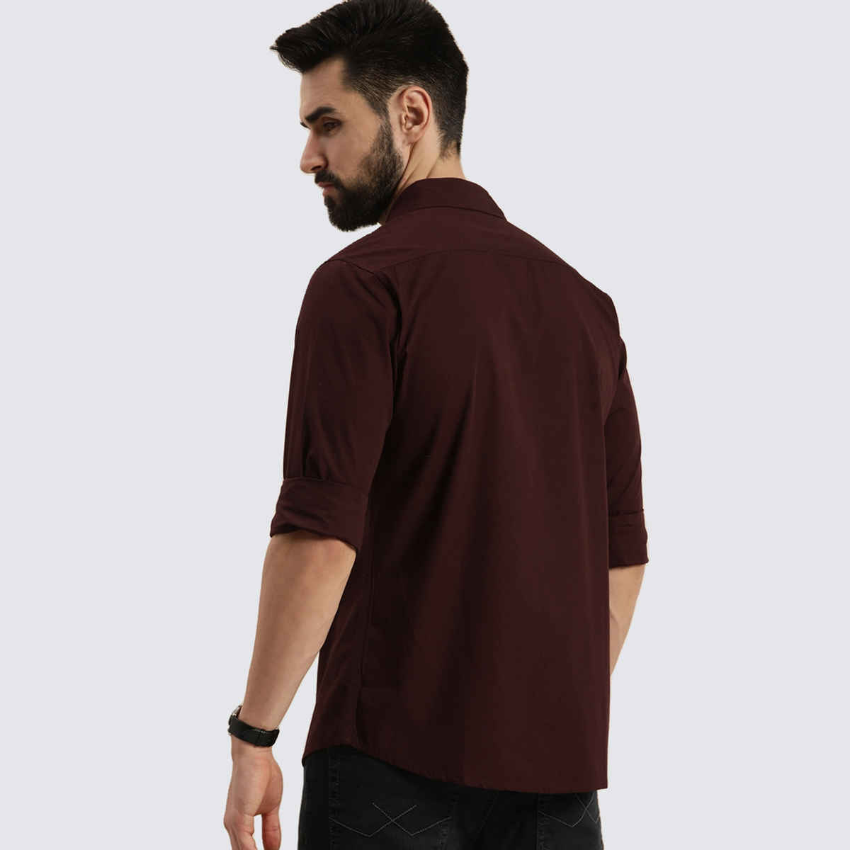 Dillinger Men's Shirt | DLMSRT001WINE | Wine - L