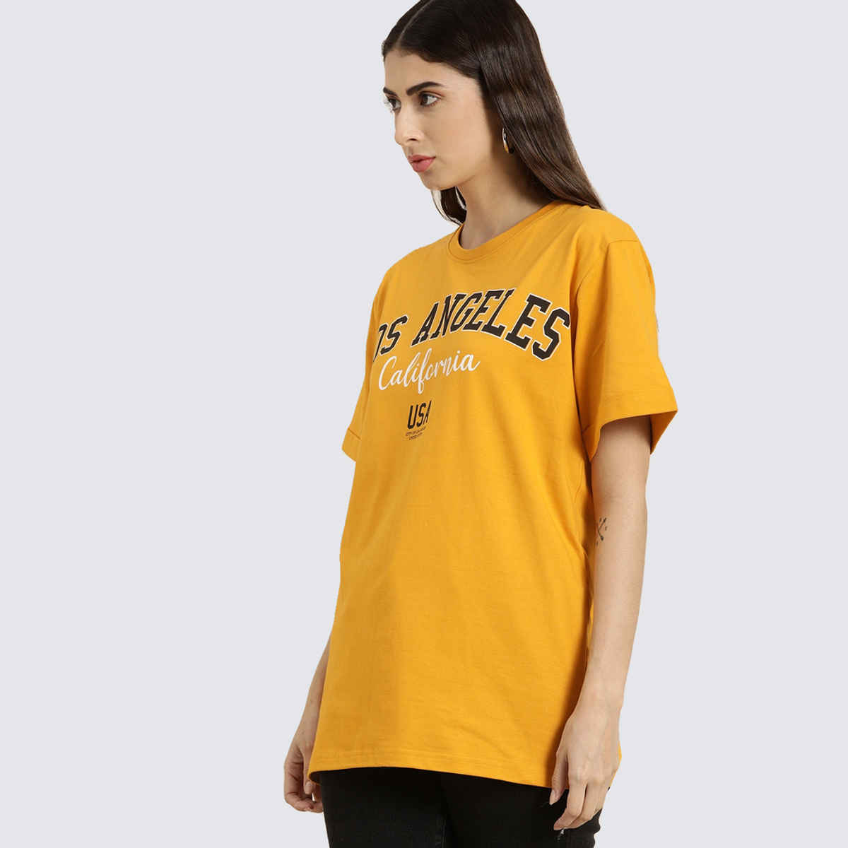 Dillinger Women's T-shirt | LNDMK216MUST | Mustard - M