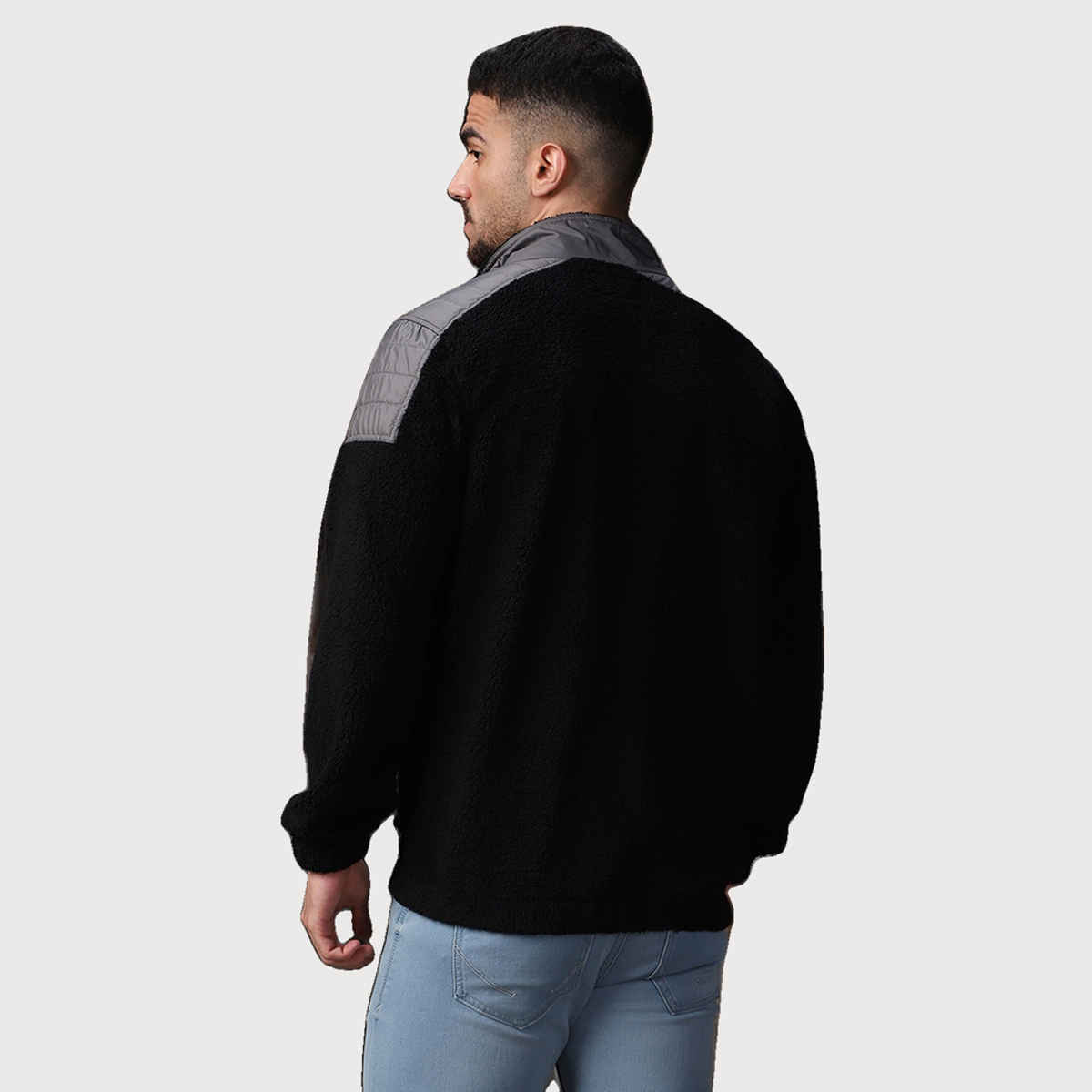 High Star Men's Printed Sweatshirt | Black - L