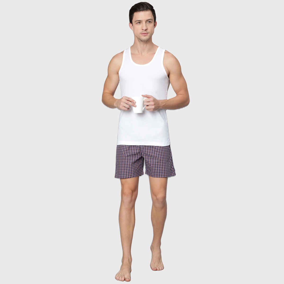 Van Heusen Men Pack Of 2 Moisture Activated & Super Soft Cool It Vest |White-Xxl