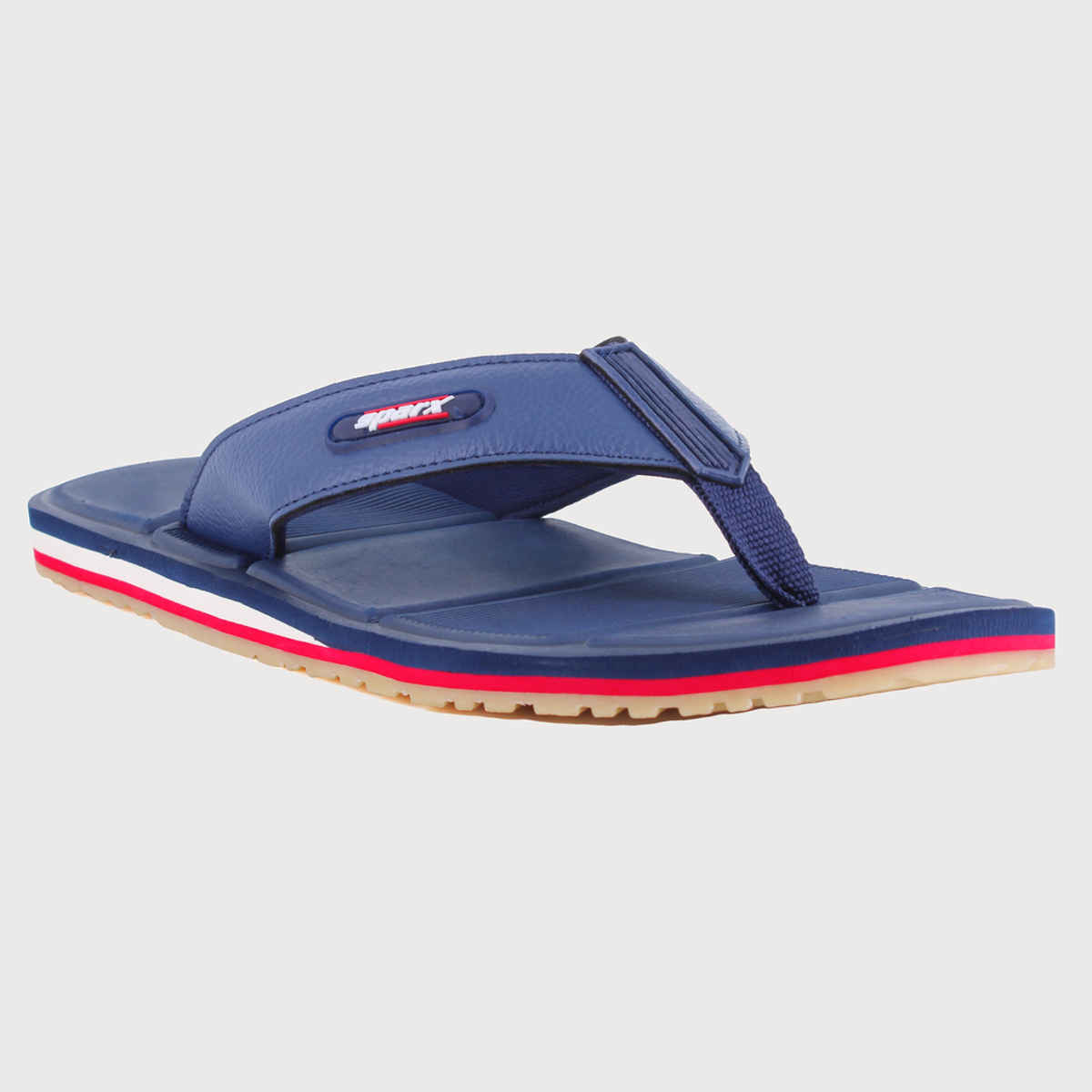 Sparx Men's Slippers SFG-597 - Navy and Red | UK 10