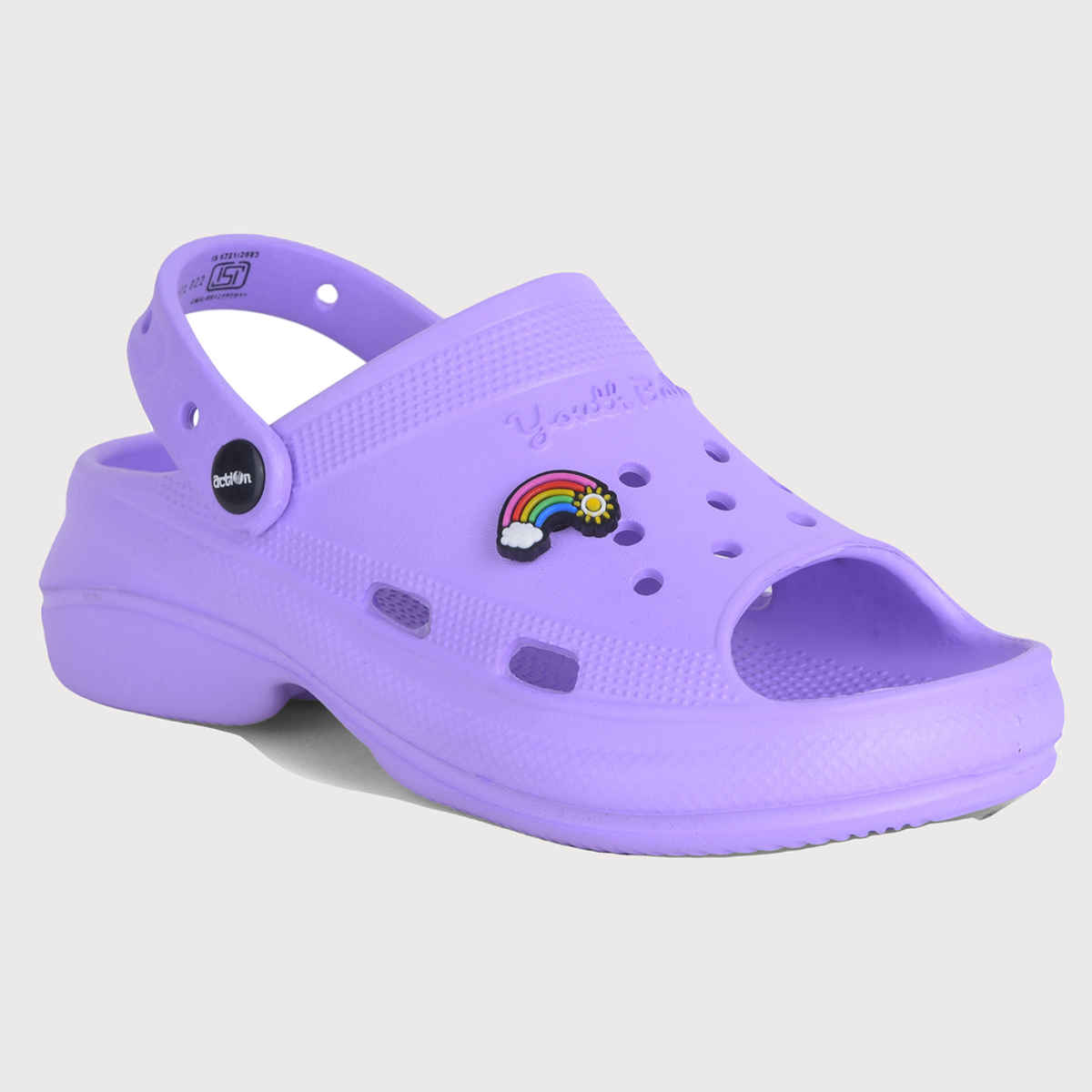 Action Girl's Ontl-22 Soft Sandals | Latest Design Sandals | Office Weal Sandals | Lavender - UK 8