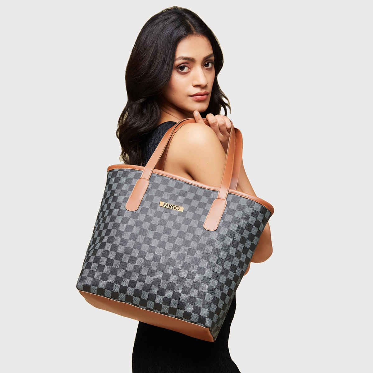 Fargo Women Handbag-Black