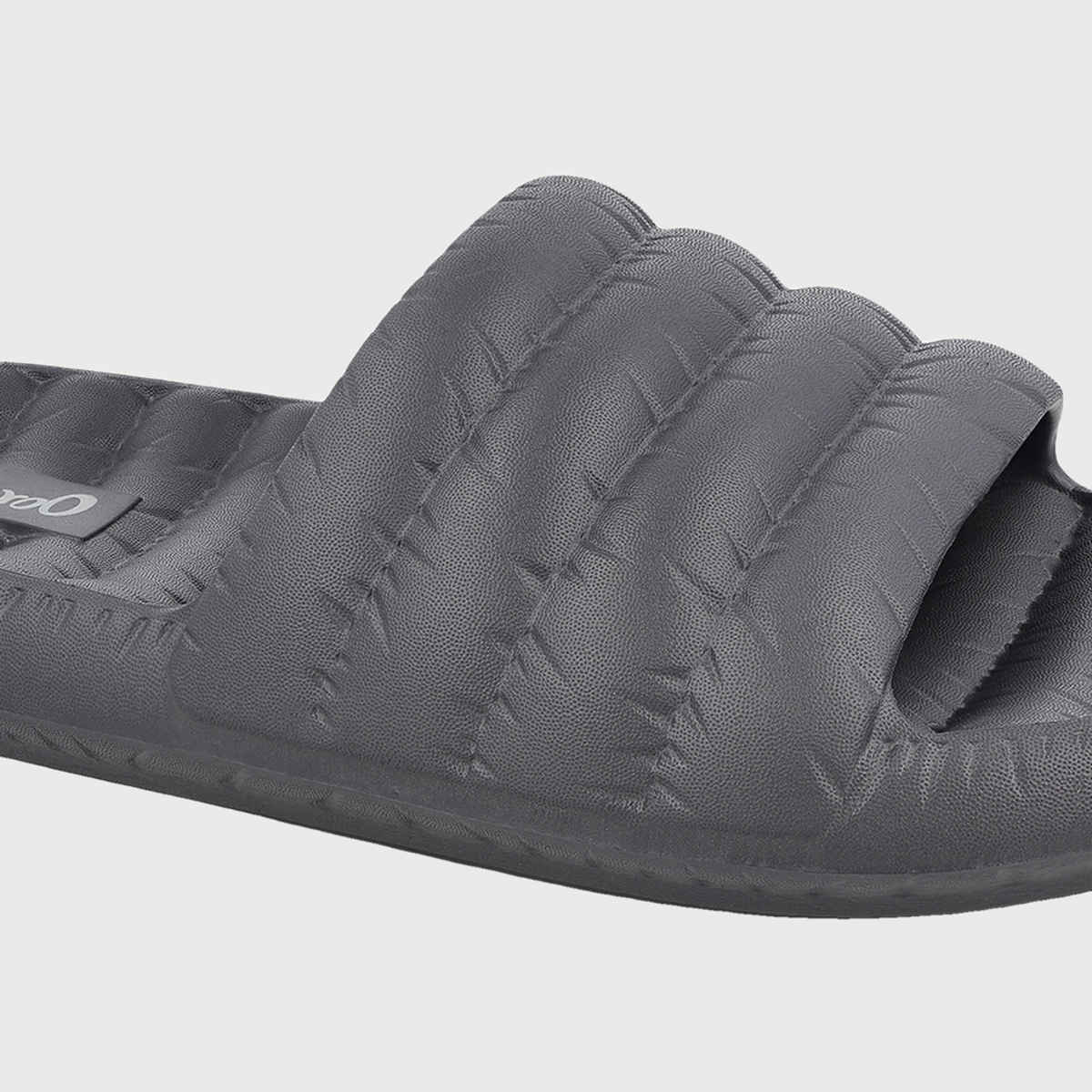 Walkaroo Men's Flip Flop Sliders | WC8770 Dark Grey | UK 10