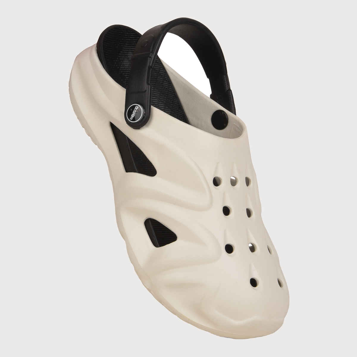 Action Men's Ontc-21 Ultra Lightweight Clogs | Trendy Colors | White and Black - UK 9