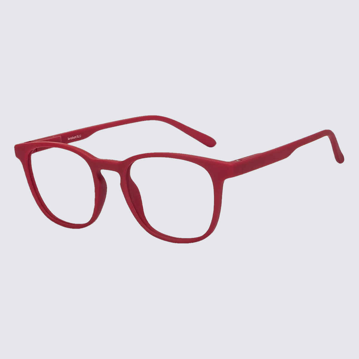 Lenskart Hustlr Unisex Computer Glasses | Monza Red - M