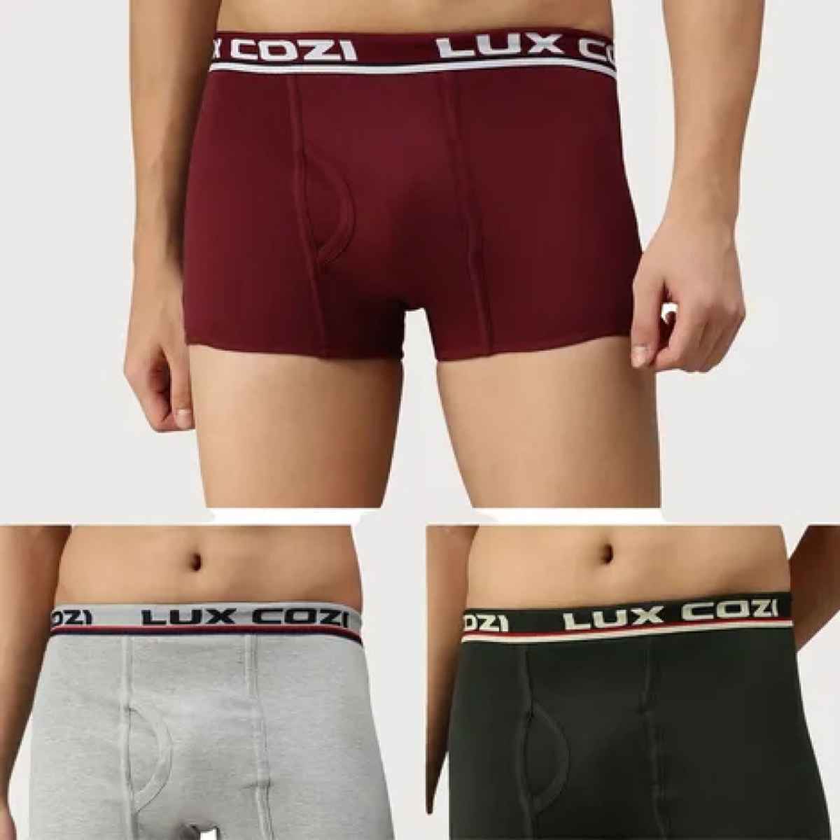Lux Cozi Men's Solid Trunk | Assorted | 90 cm