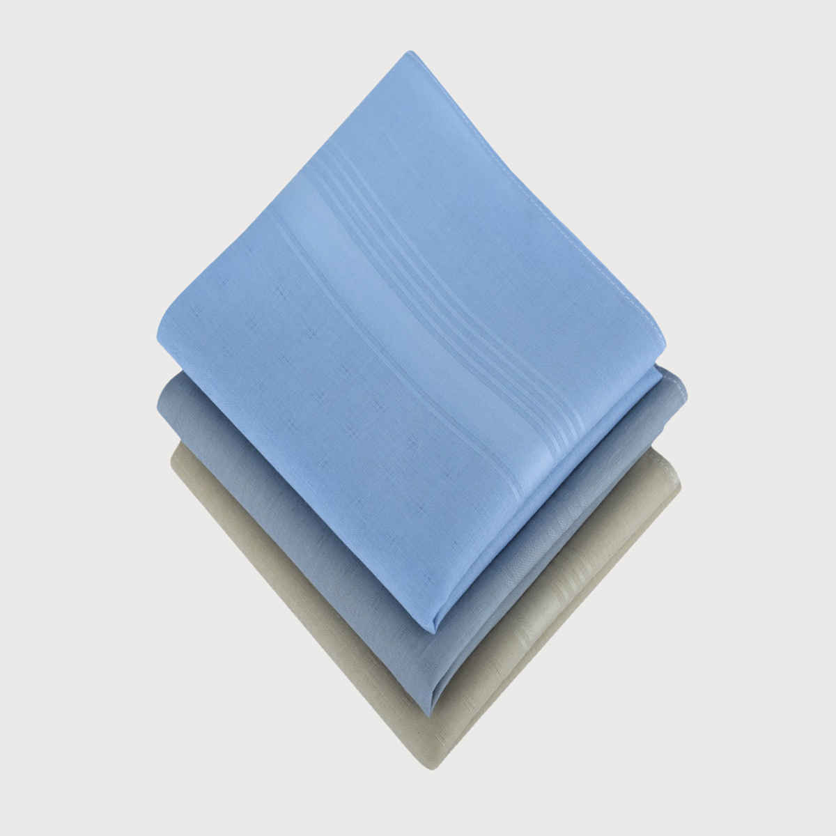 Dollar Men's Striped Cotton Handkerchief | Assorted - Free Size