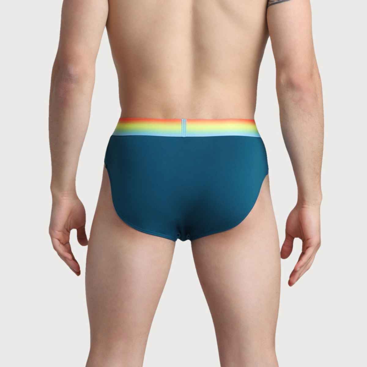 JACK & JONES Men's Kicker Brief | Pack of 2 |Mykonos Blue - L