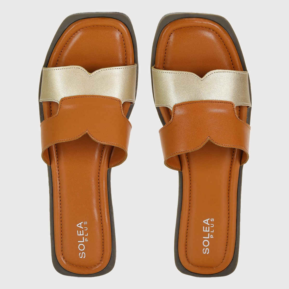 Paragon Rk6023L Stylish Lightweight Comfortable Casual Sandals For Women Brown - 5