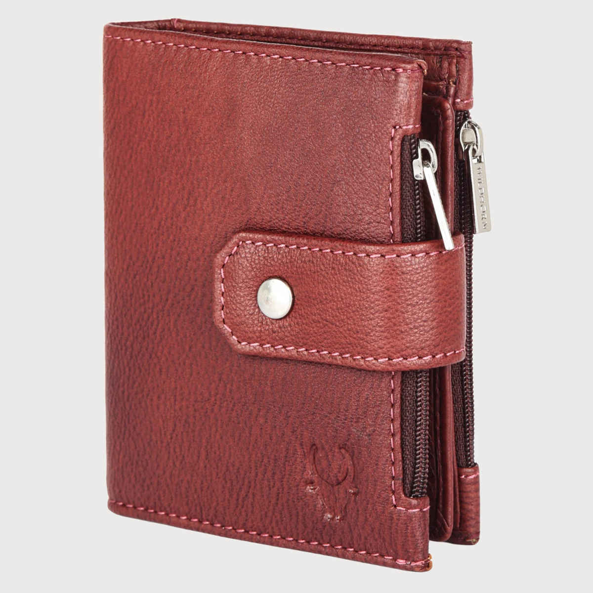Wildhorn Men's Genuine Leather Bi-fold Wallet | Maroon