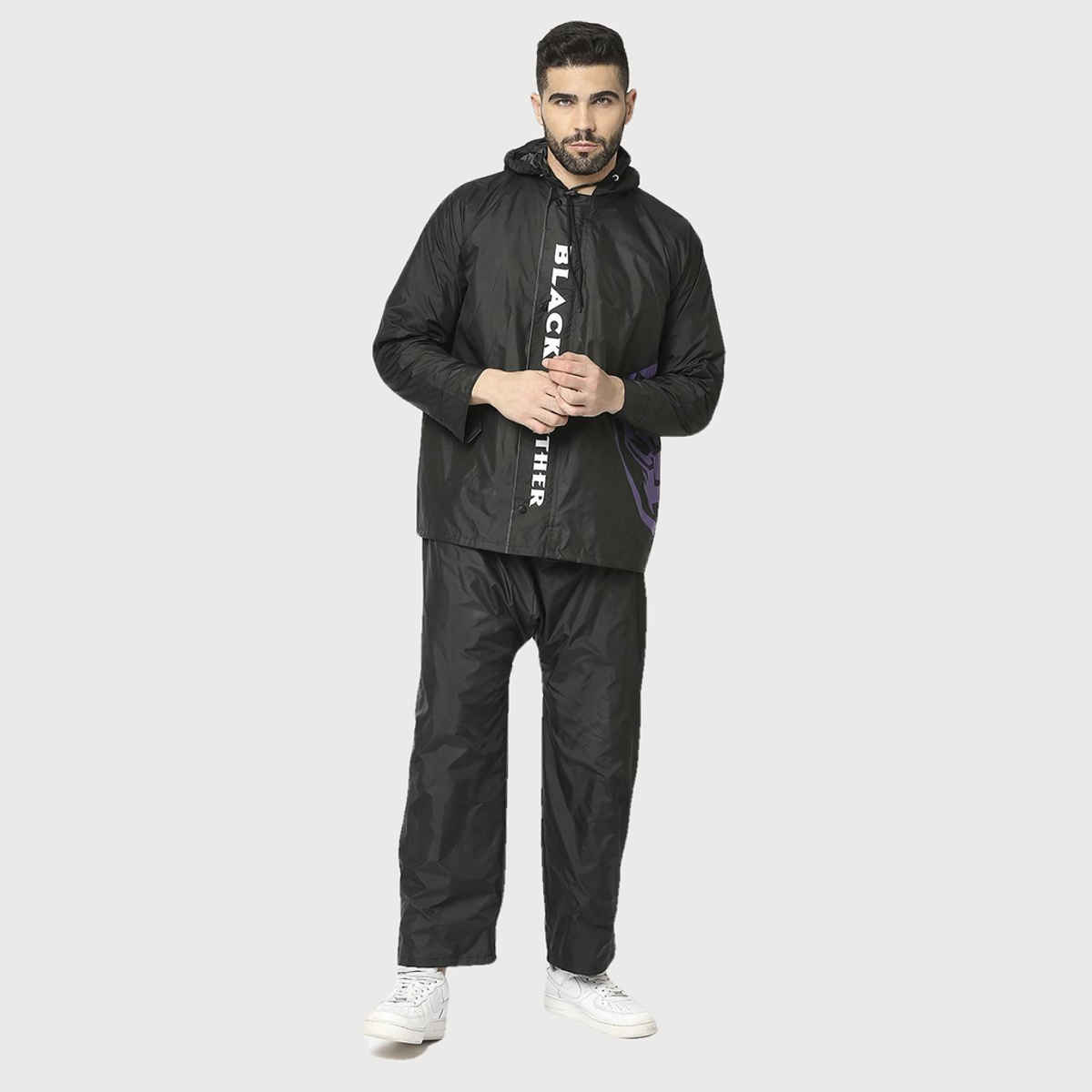 Citizen XXL Reversible Black Panther Raincoat