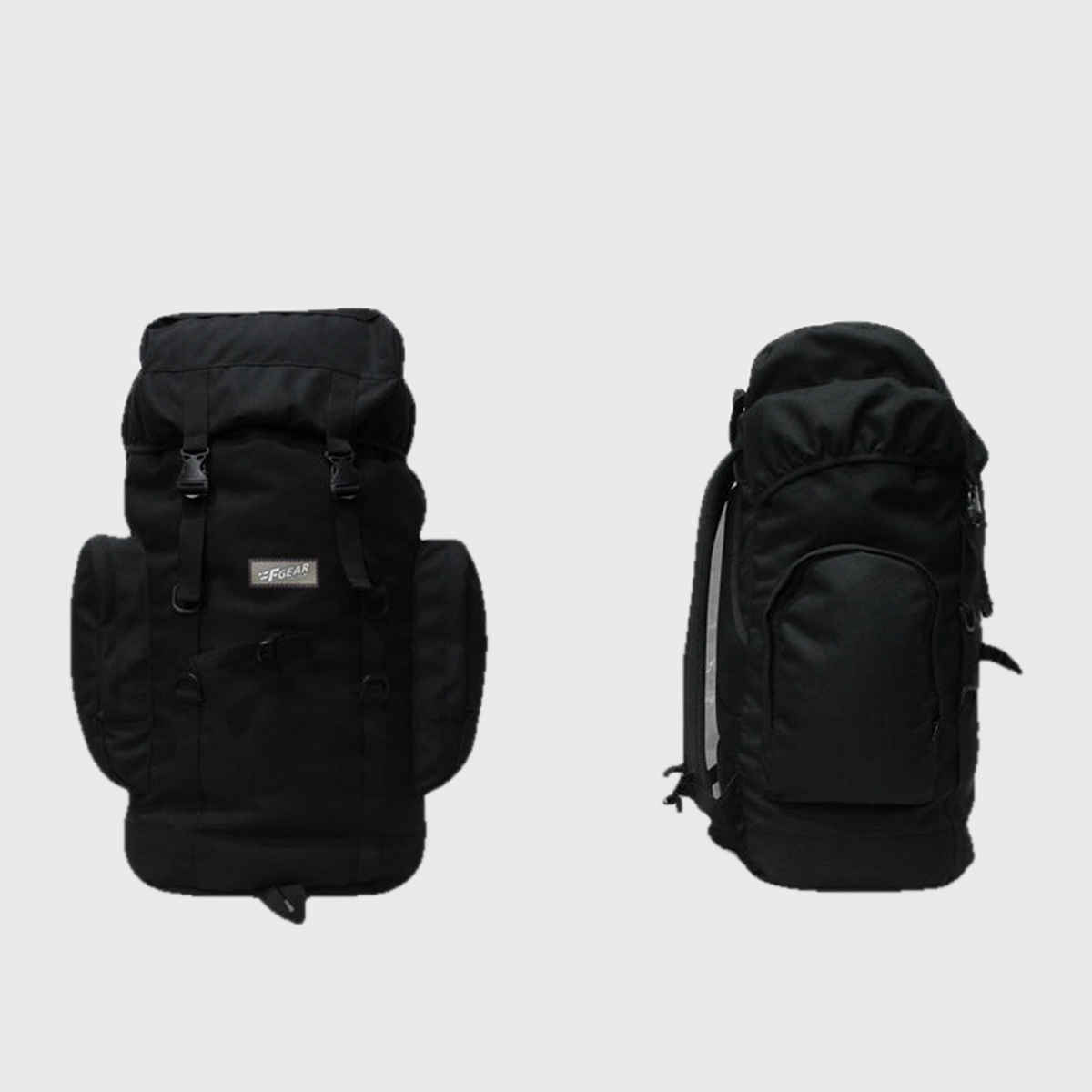F Gear Unisex Polyester 46 L Ergonomic Handle Rucksack | Black - Free Size
