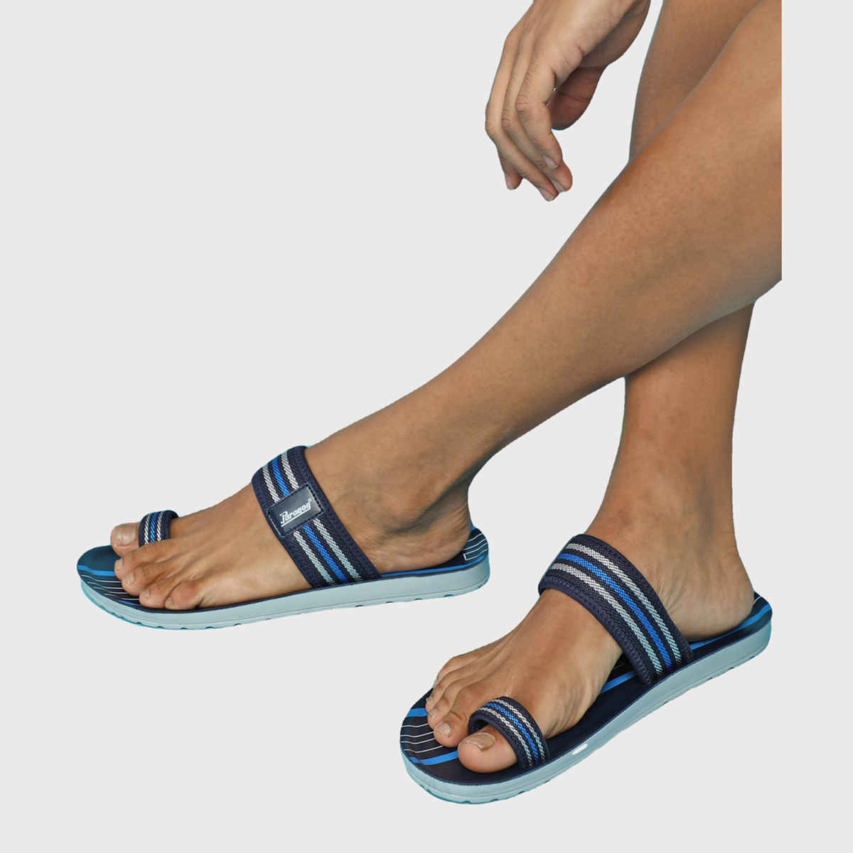 Paragon Men's Blue Pu Slippers PUK2226G UK 7