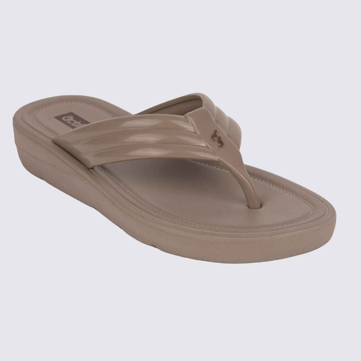 Action Women's Hran-61 | Super Soft & Commtable Slippers | Daily Wear Slippers | Chiku - UK 6