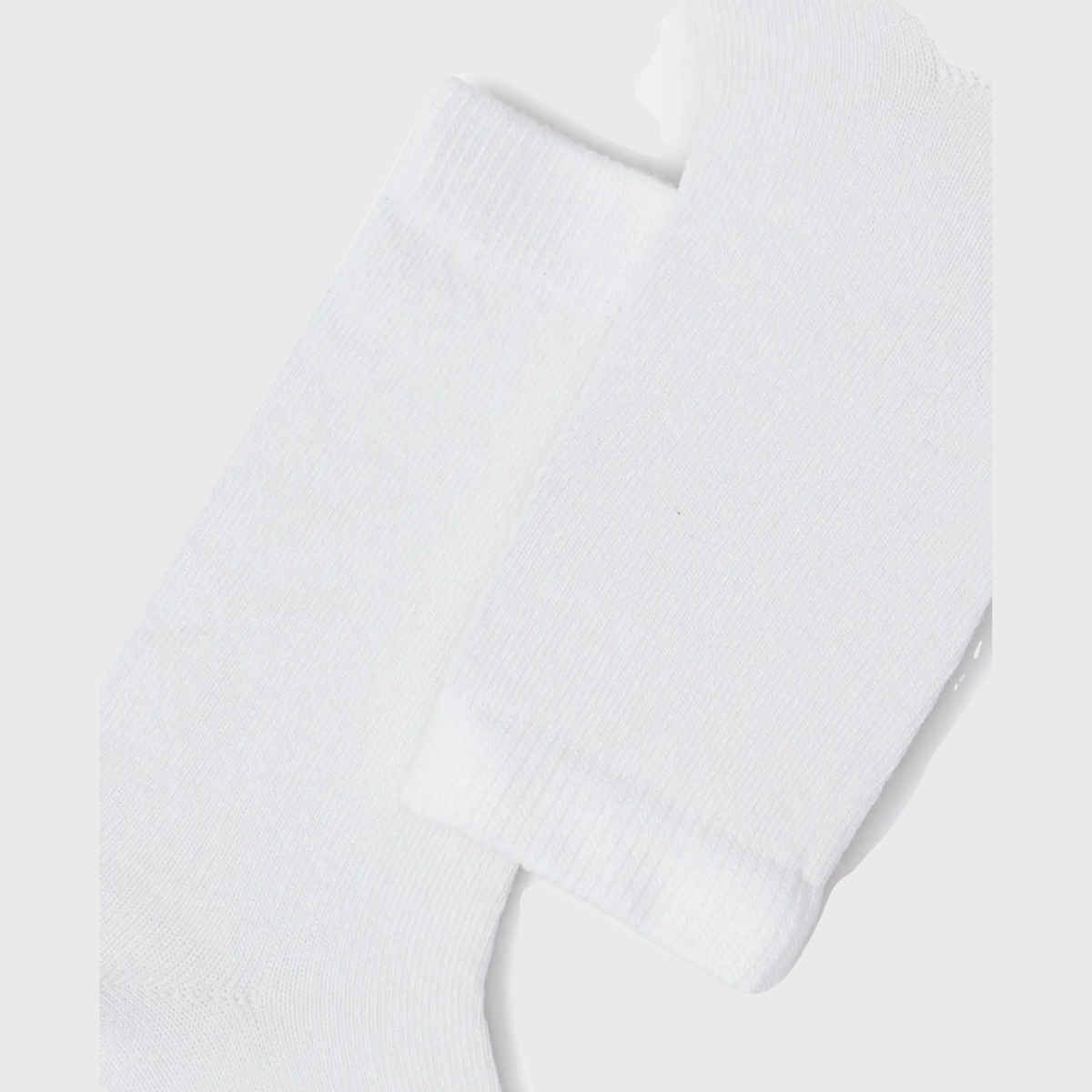 Jockey Unisex Solid Cotton, Nylon, and Elastane Socks | White | 5 - 6 years
