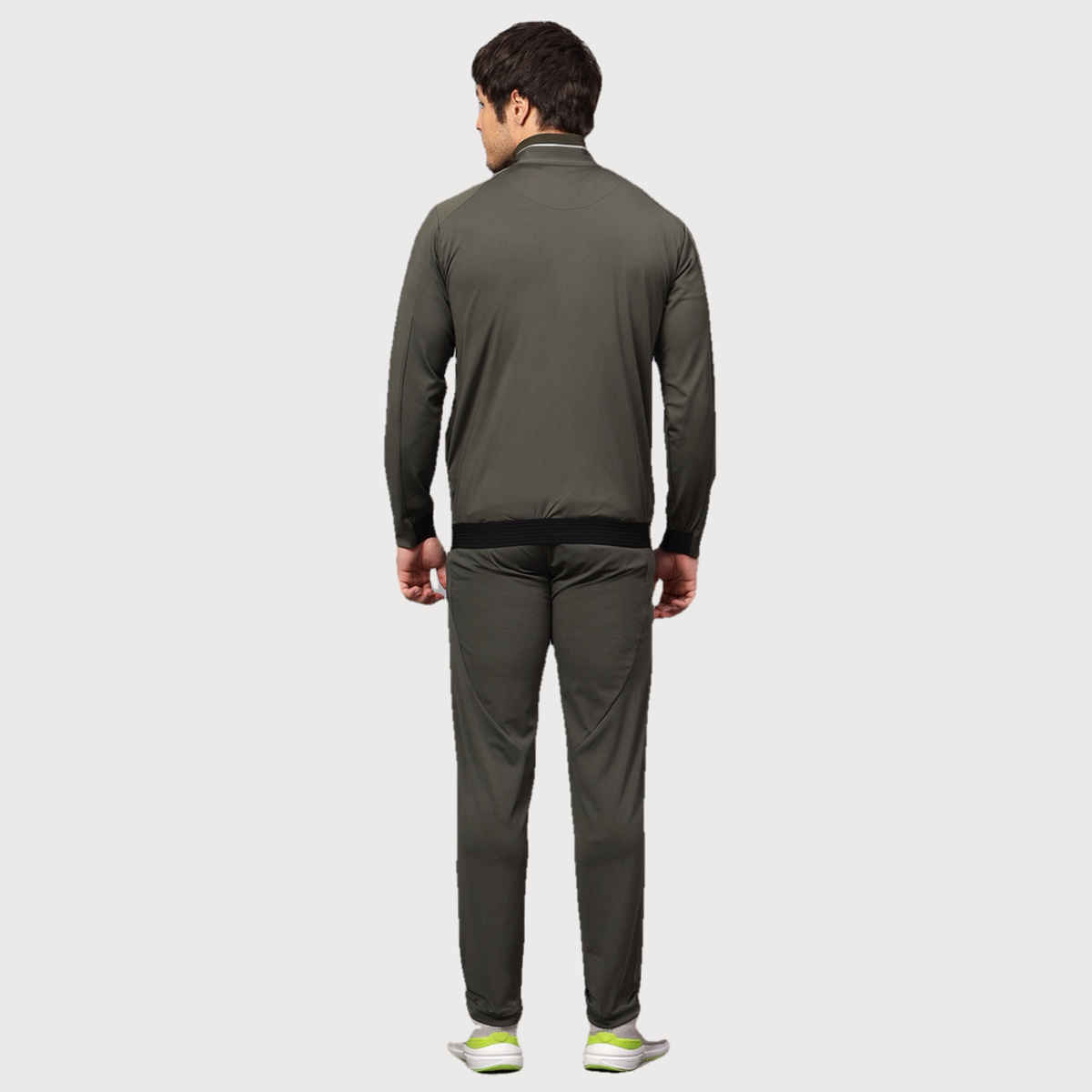 Shiv Naresh Unisex Tracksuit | SNTSW110M | Olive - XL