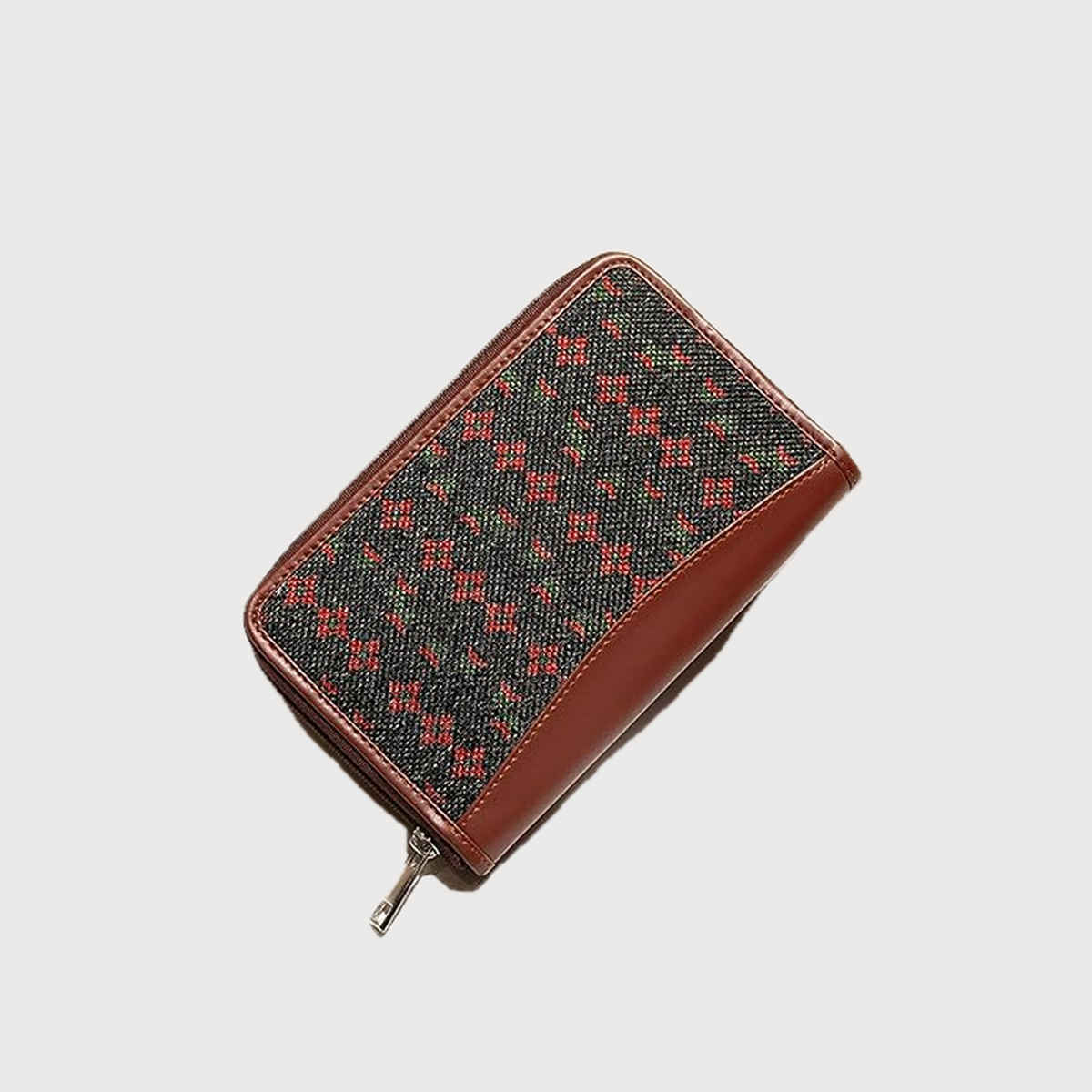 ZOUK Shobha Niwas Lotus Motif Chain Wallet (CFC)