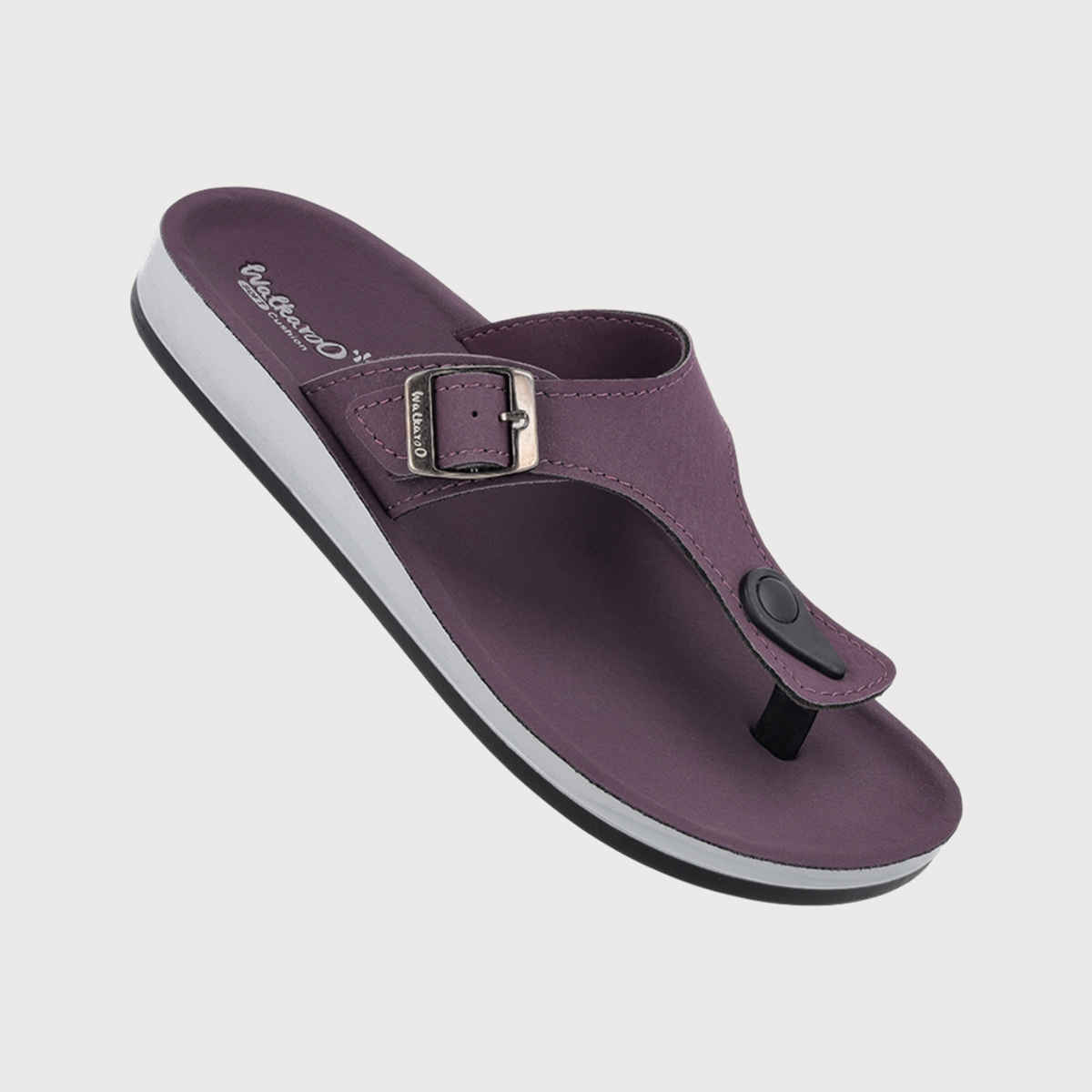 Walkaroo Women's Daily Wear Sandals - WE2349 Purple UK9