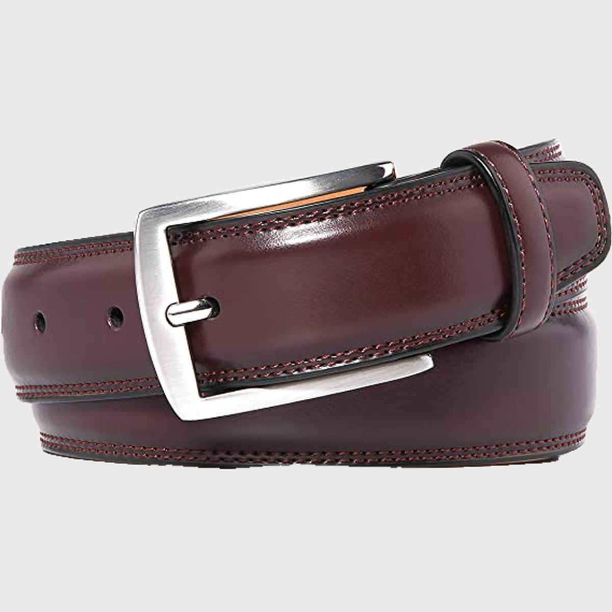 Kaezri Artificial Leather Brown Belt for Men | Kata br metro 34
