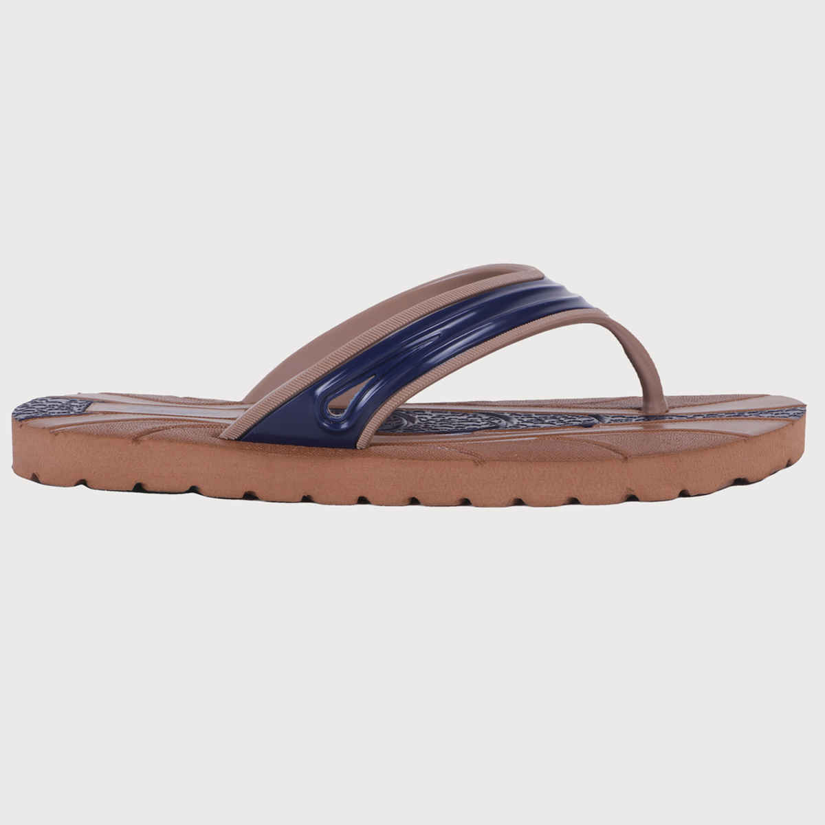 Action Men's Ong-19 Slippers | Evening Walk | Bathroom | Room Slippers | Tan and Wood - UK 7