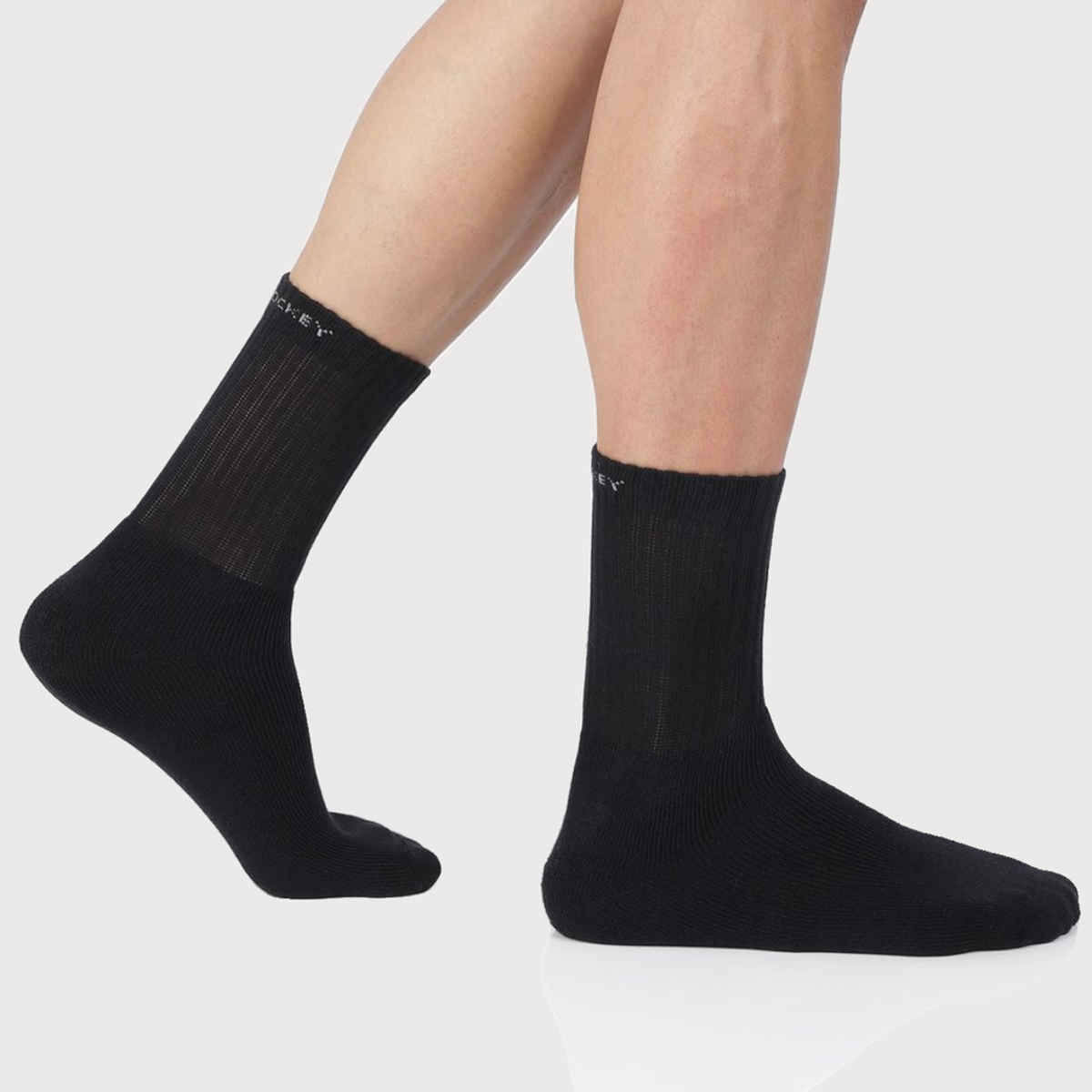 Jockey Men's Solid Cotton, Nylon, and Elastane Socks | Assorted - Free Size