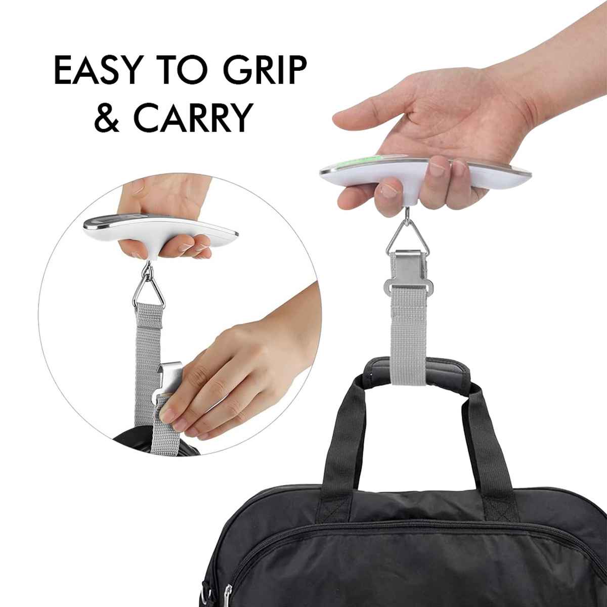 Billebon Weighing Scale for Luggage with LCD Display | 50 kg Limit