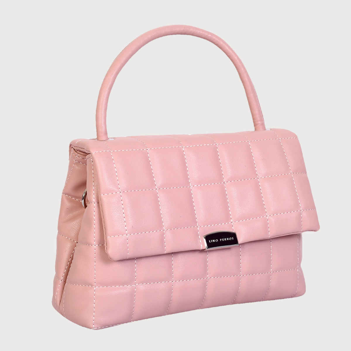 Lino Perros Women's Satchel | LWHB02492 | Pink