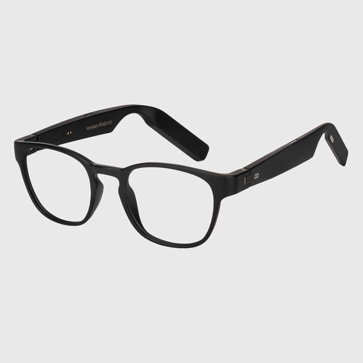 Lenskart Unisex Solid Plastic Eyeglasses | Black