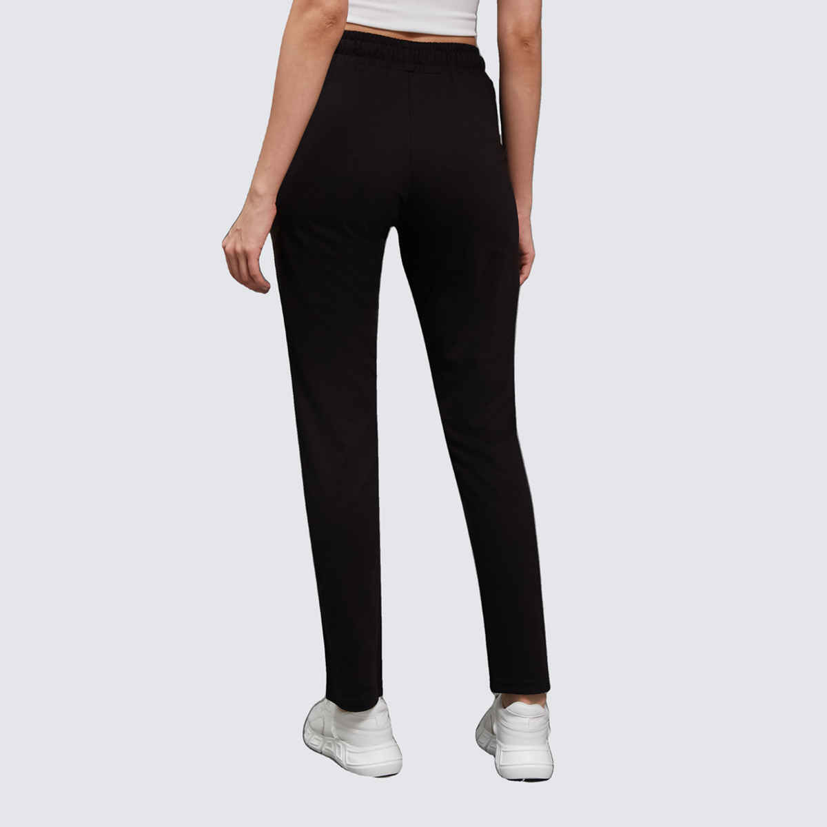 Blinkin Women's Cotton Pyjamas & Track Pants with Side Pockets | Black - 2XL