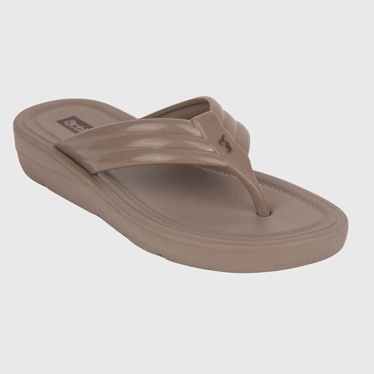 Action Women's Hran-61 | Super Soft & Commtable Slippers | Daily Wear Slippers | Chiku - UK 7